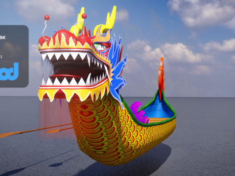 Dragon Boat 3D 模型