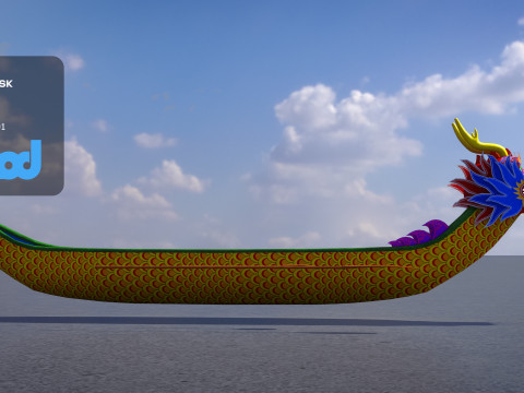 Dragon Boat 3D 模型