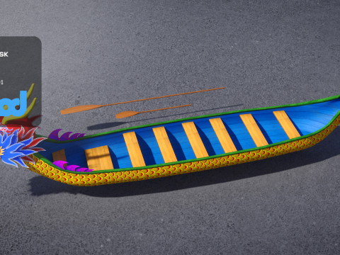Dragon Boat 3D 模型