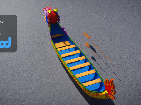 Dragon Boat 3D 模型