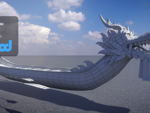 Dragon Boat 3D 模型
