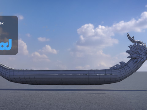 Dragon Boat 3D 模型