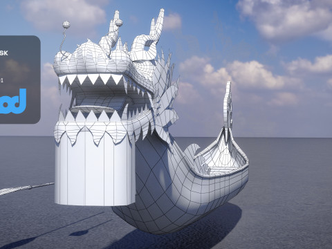 Dragon Boat 3D 模型