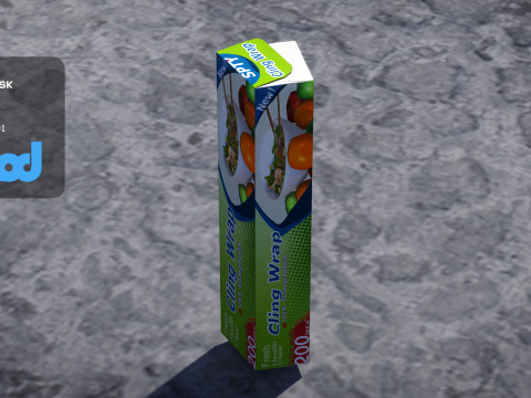Plastic Wrap 3D 模型