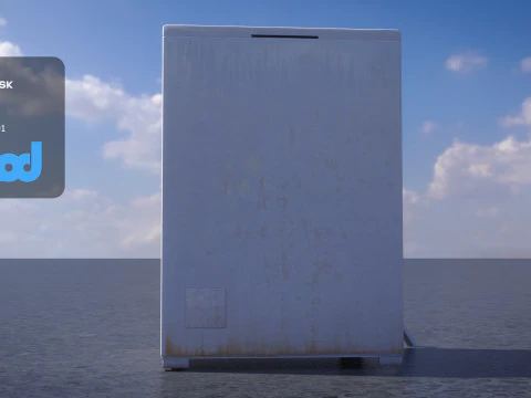 वॉशर 3D मॉडल