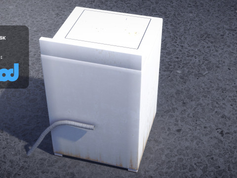 Washer Modelo 3D