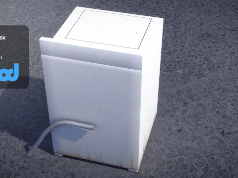 वॉशर 3D मॉडल