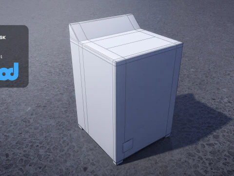 वॉशर 3D मॉडल