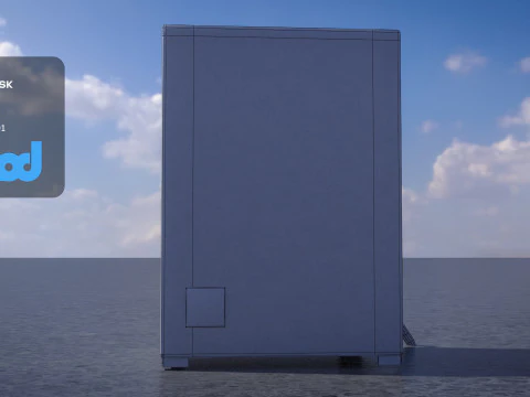 वॉशर 3D मॉडल