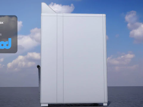 वॉशर 3D मॉडल