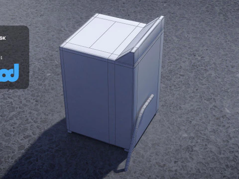 वॉशर 3D मॉडल