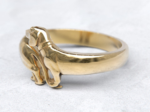 ダックスフント ドッグ リング 3Dプリントモデル