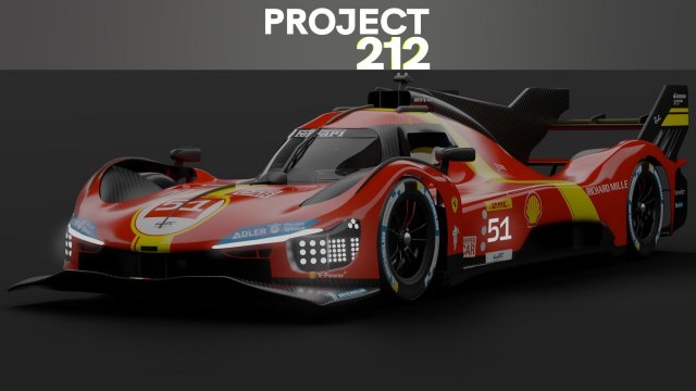 Ferrari 499P 3D Модель .c4d .max .obj .3ds .fbx .stl .blend 
