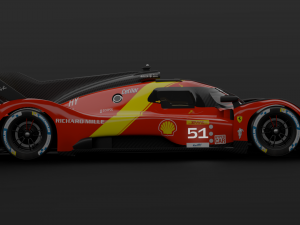 Ferrari 499P 3D Модель
