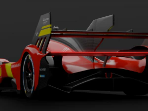 Ferrari 499P 3D Model