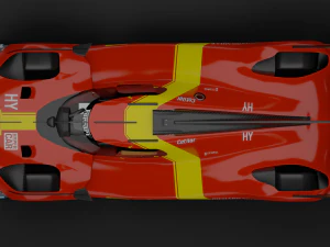 Ferrari 499P 3D Model
