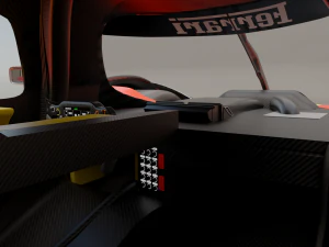 Ferrari 499P 3D Model