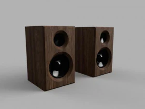 Kolom musik Model 3D