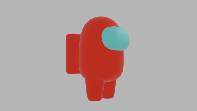 Among US 3D Model .c4d .max .obj .3ds .fbx .stl .blend 