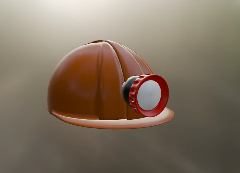 Minenhelm 3D Model .c4d .max .obj .3ds .fbx .stl .blend 