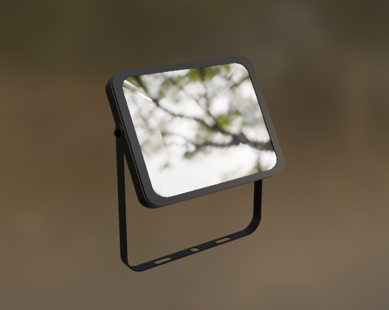 LED spotlight 3D Модель .c4d .max .obj .3ds .fbx .stl .blend 