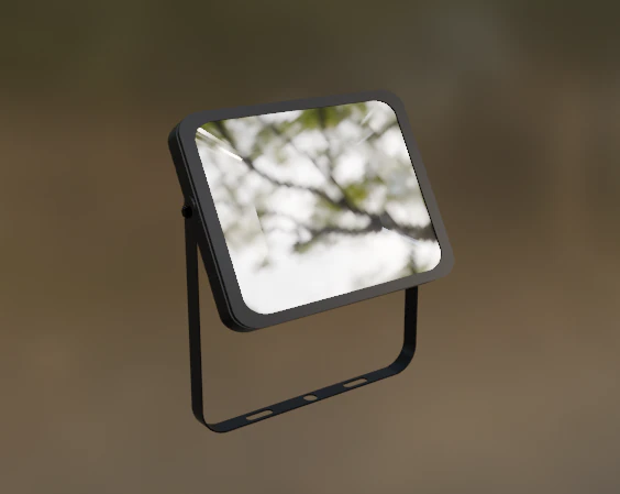 LED spotlight 3D Model .c4d .max .obj .3ds .fbx .stl .blend 