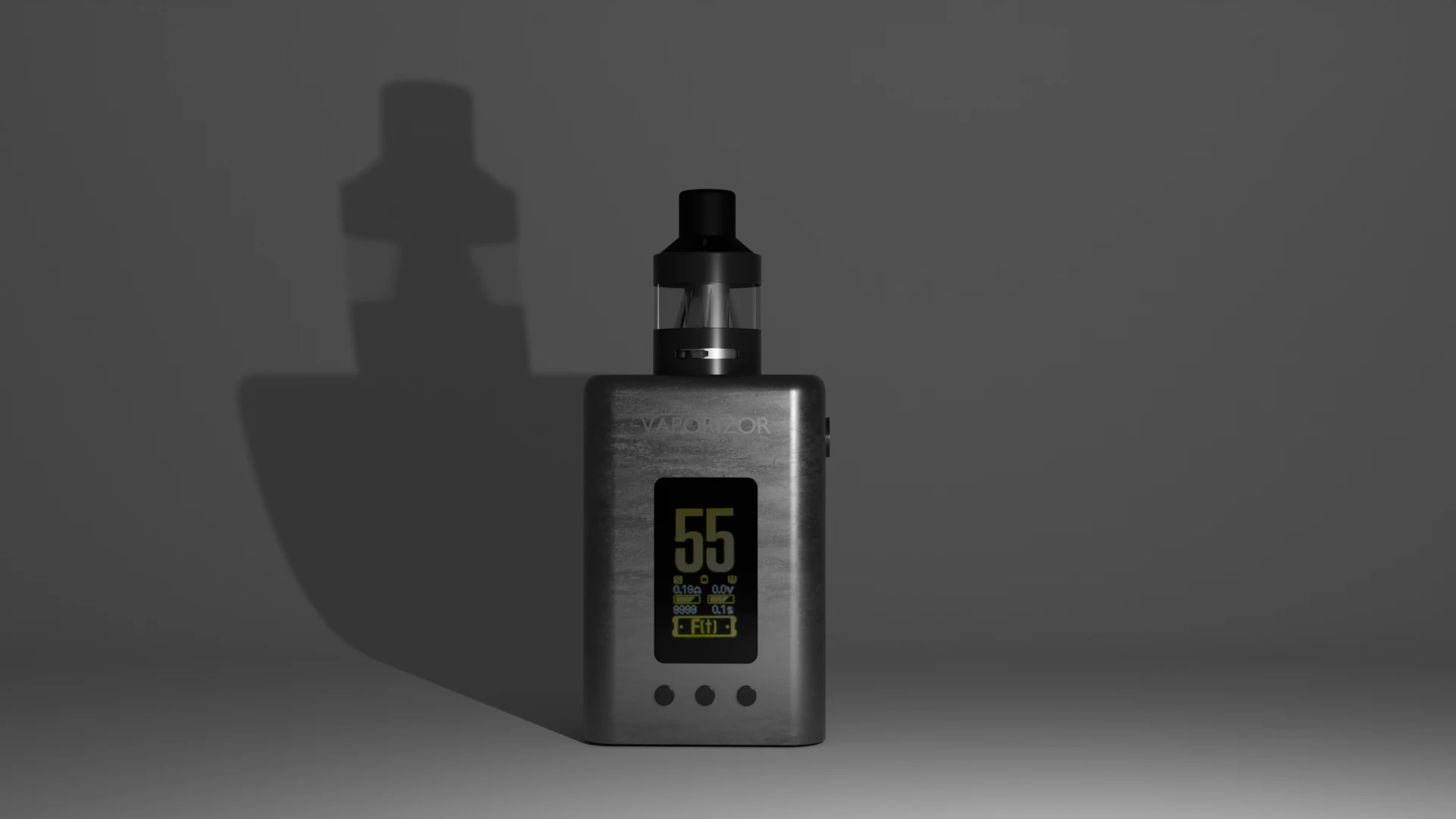 Vaporizer 3D Model .c4d .max .obj .3ds .fbx .stl .blend