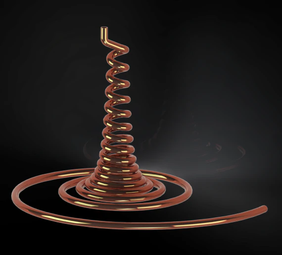 Hyperbolic con piping shape 3D Print Model .c4d .max .obj .3ds .fbx .stl .blend 