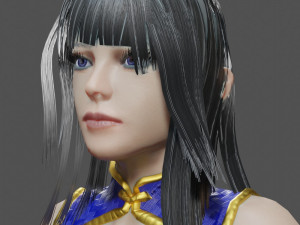 Female Character - Game Ready 3D 模型