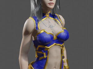 Female Character - Game Ready 3D Model