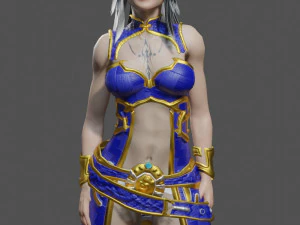 Female Character - Game Ready 3D Model