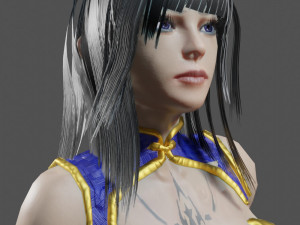 Female Character - Game Ready 3D Model
