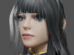 Female Character - Game Ready 3D Model
