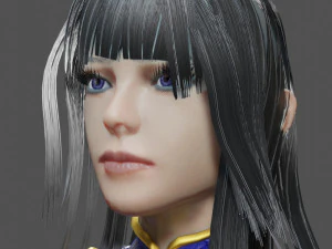 Female Character - Game Ready 3D Model