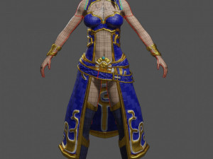 Female Character - Game Ready 3D Model