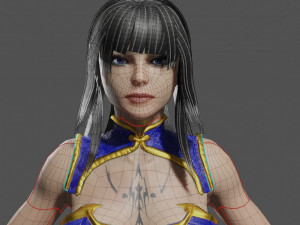 Female Character - Game Ready 3D Model