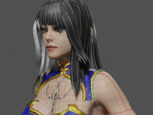 Female Character - Game Ready 3D Model