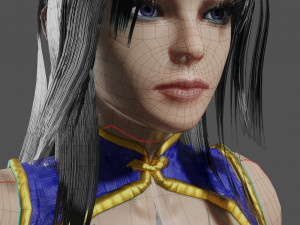 Female Character - Game Ready 3D Model