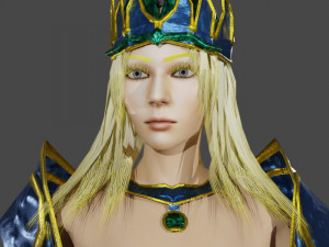 Fantasy Female Valkyrie 3D Character 3D Model