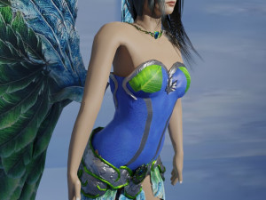 Fairy Enchantress 3D Character Game Ready 3D Model