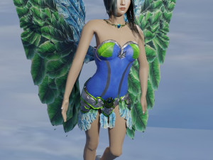 Fairy Enchantress 3D Character Game Ready 3D Model