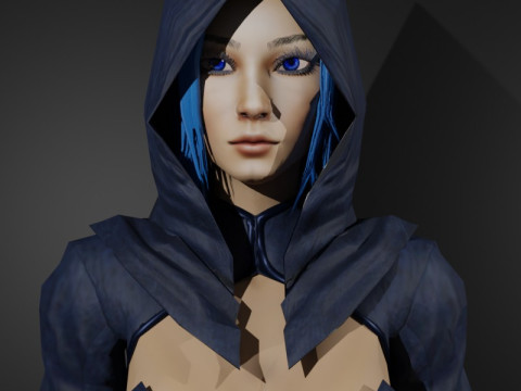 Vengeful Phantom Game Character 3D Model