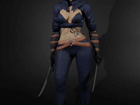 Personagem do Jogo Fantasma Vingativo Modelo 3D