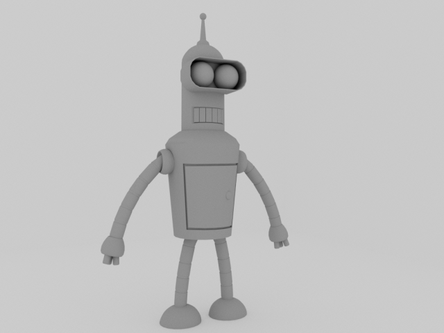 Bender 3D Model .c4d .max .obj .3ds .fbx .stl .blend 