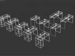 Ikea Micke Desk 3D Model