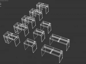 Ikea Micke Desk 3D Model