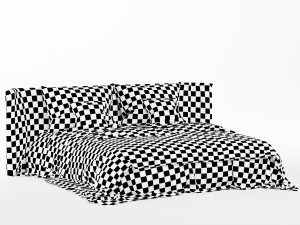 Bed Adairs Modern 3D Модель
