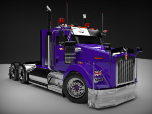 Kenworth T800 3D Model