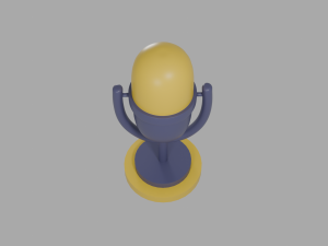 Microphone Low-poly 3D Model