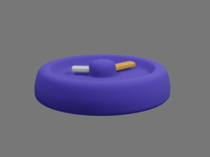 Wall clock low-poly Modèle 3D